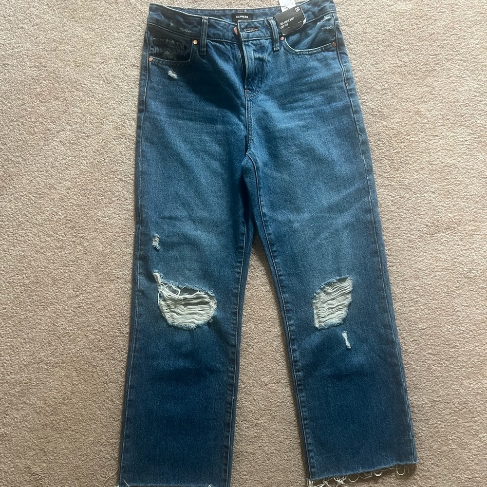 NWT Express Boyfriend Jeans